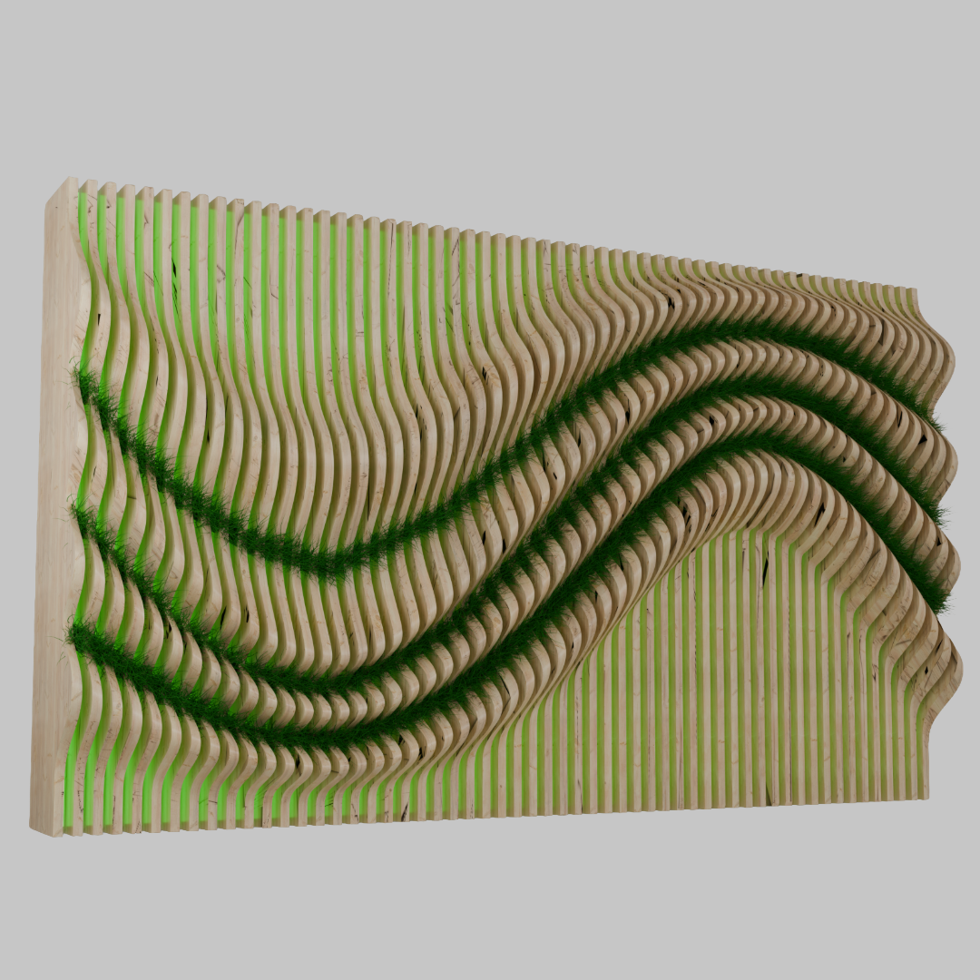 Parametrinen seinäpaneeli