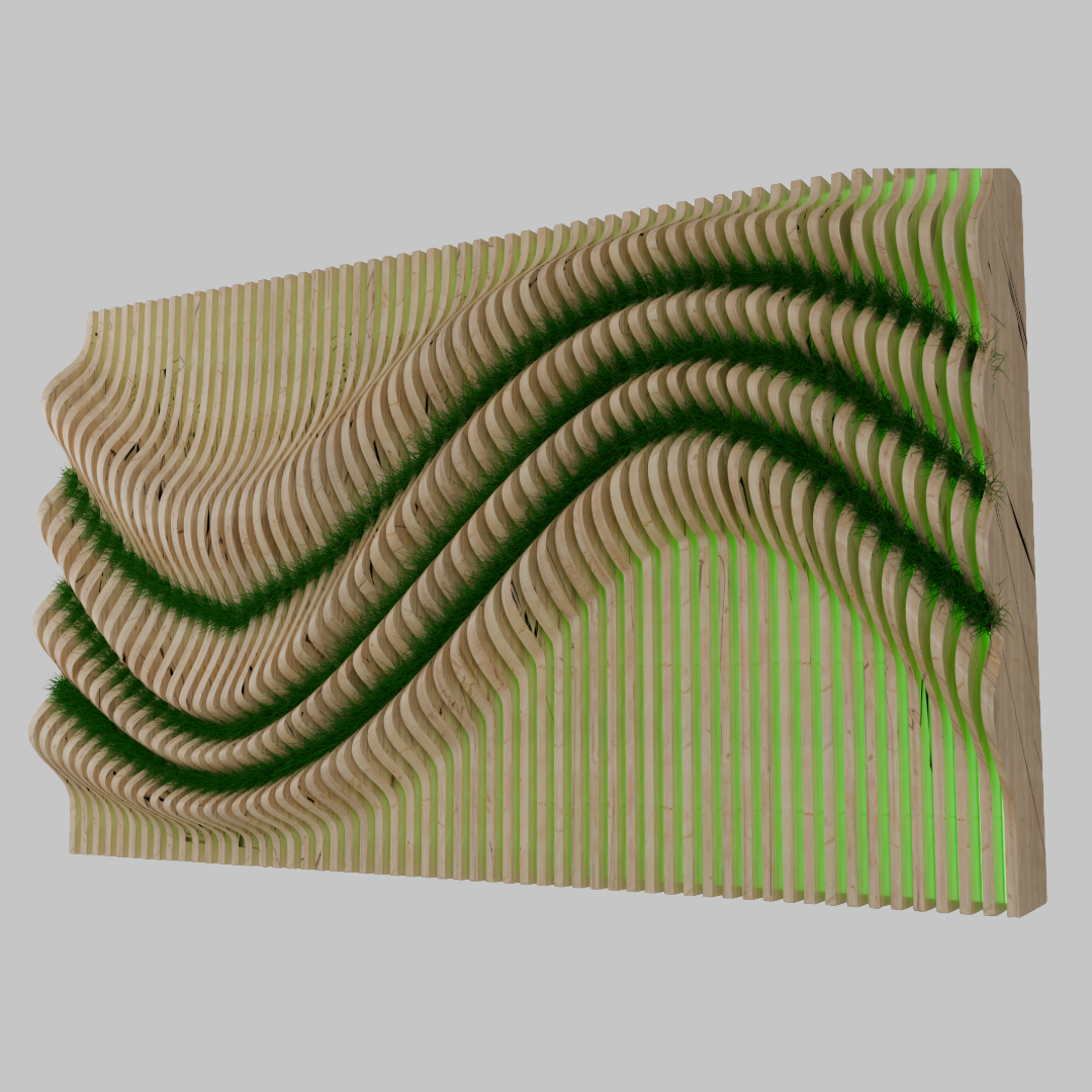 Parametrinen seinäpaneeli